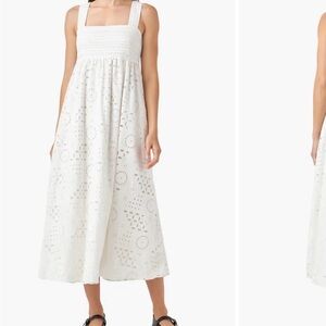 English Factory Broderie Anglaise Maxi Dress sz S